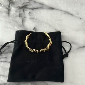 Amber Sceats 24k gold plated bracelet